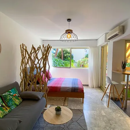 Apartment Charming Flat With Balcony In Juan Les Pins *